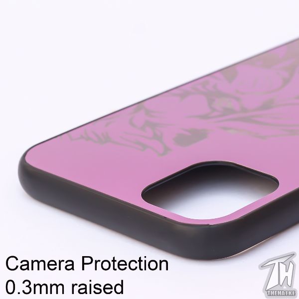 Purple Lion mirror Silicone Case for Apple Iphone 11