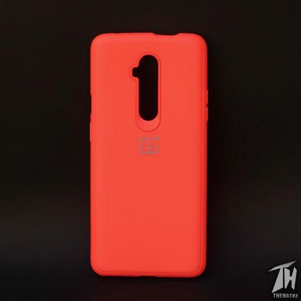 Red silicone case for Oneplus 7t Pro
