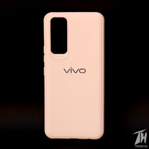Peach Silicone Case for Vivo V20 SE
