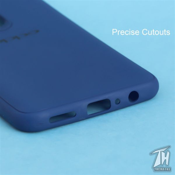 Dark Blue Silicone Case for Oppo F11 Pro