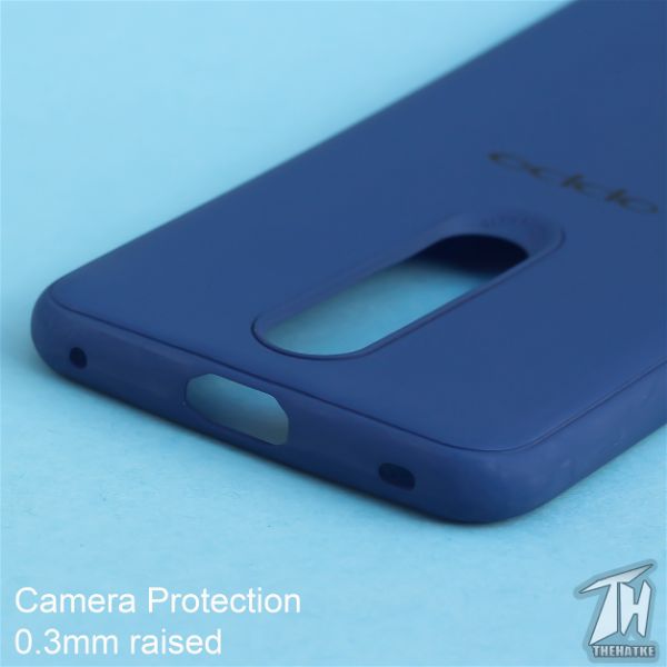 Dark Blue Silicone Case for Oppo F11 Pro