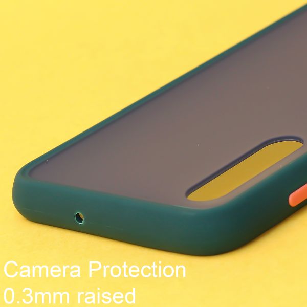 Dark Green Smoke Silicone Safe case for Samsung A50