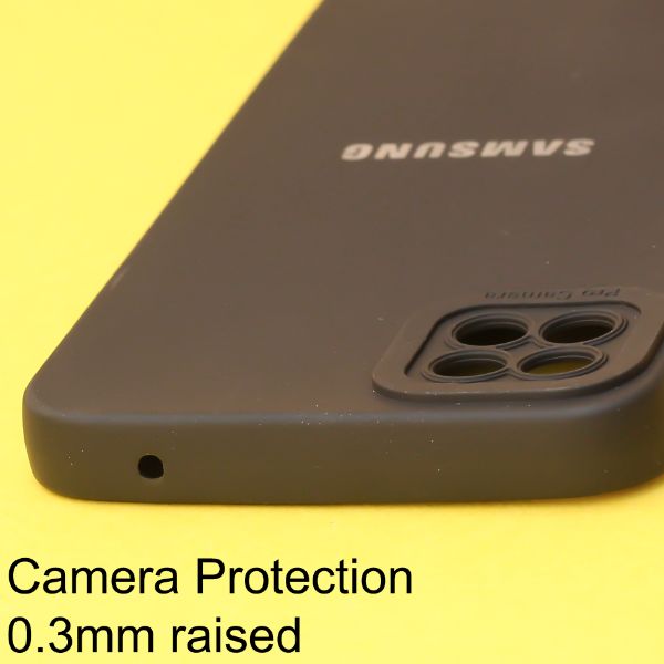 Black Spazy Silicone Case for Samsung A22