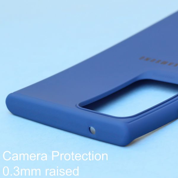 Dark Blue Silicone Case for Samsung Note 20 Ultra
