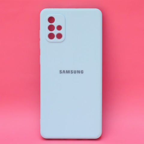 Light Blue Candy Silicone Case for Samsung M51