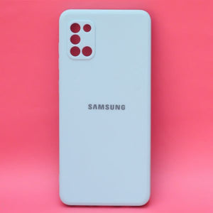Light Blue Candy Silicone Case for Samsung A31