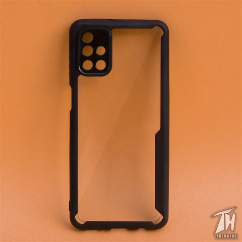 Shockproof transparent Safe Silicone case for Samsung m51