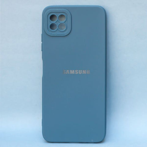 Cosmic Blue Spazy Silicone Case for Samsung A22