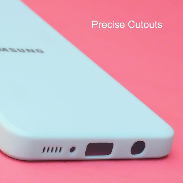 Light Blue Candy Silicone Case for Samsung A31