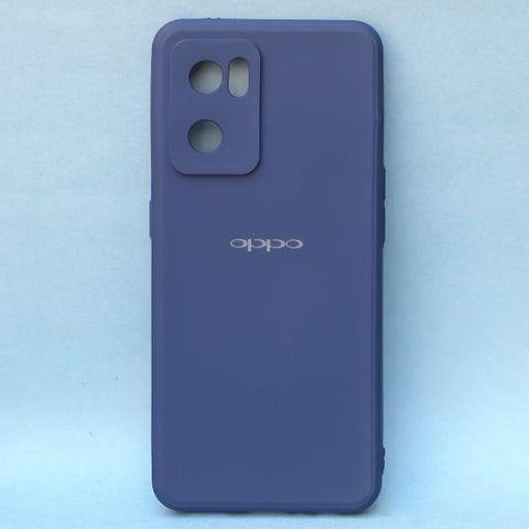 Dark Blue Candy Silicone Case for Oppo Reno 7