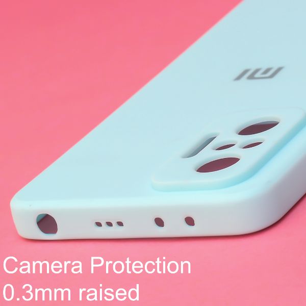 Light Blue Candy Silicone Case for Redmi note 10 Pro