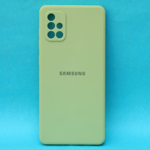 Light Green Candy Silicone Case for Samsung A71
