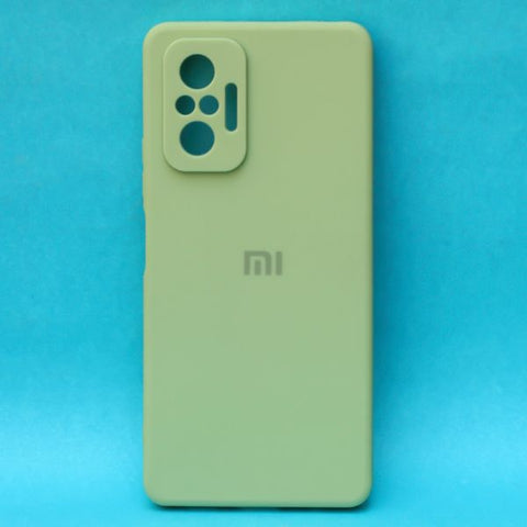 Light Green Candy Silicone Case for Redmi Note 10 Pro Max