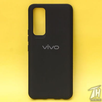 Black Silicone Case for Vivo V20 SE
