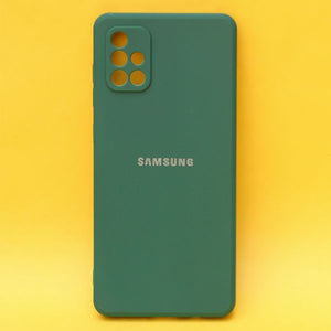 Dark Green Candy Silicone Case for Samsung A71