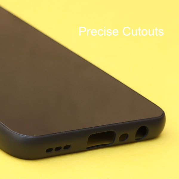 Black mirror Silicone Case for Oppo F17 Pro