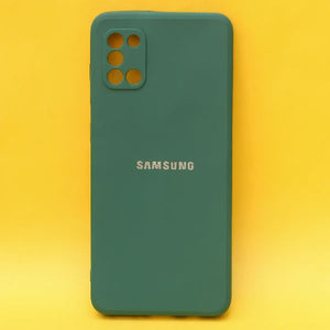 Dark Green Candy Silicone Case for Samsung A31