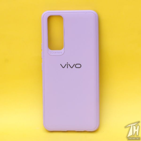 Purple Silicone Case for Vivo V20 SE