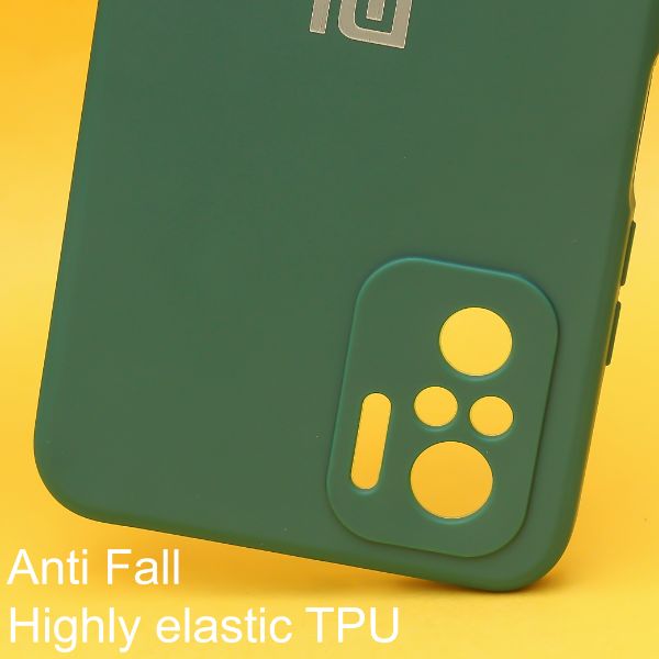 Dark Green Candy Silicone Case for Redmi Note 10