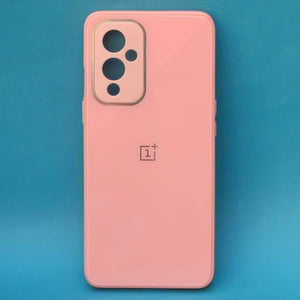 Pink camera Safe mirror case for Oneplus 9
