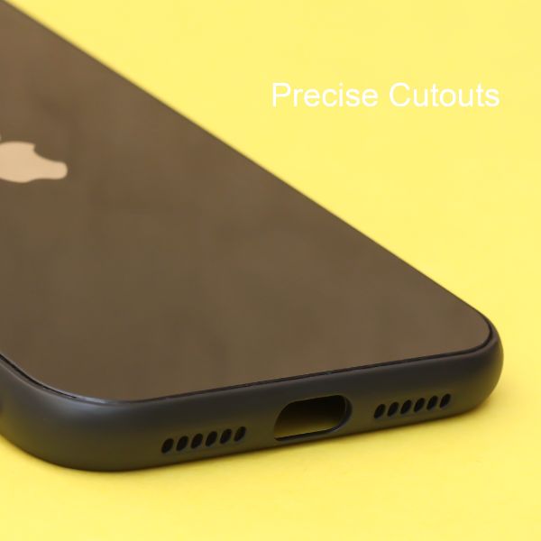 Black mirror Silicone case for Apple iphone 11 pro
