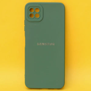 Dark Green Spazy Silicone Case for Samsung A22