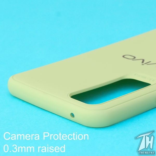 Light Green Silicone Case for Vivo V20 SE