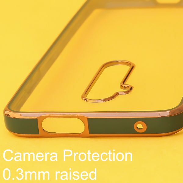 Dark Green Electroplated Transparent Case for Oneplus 7 Pro