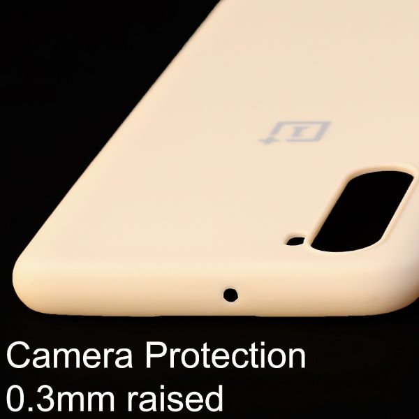 Cream Silicone Case for Oneplus Nord