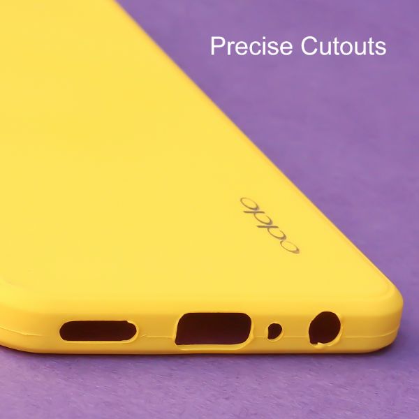 Yellow Candy Silicone Case for Oppo Reno 7