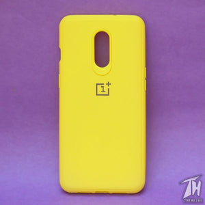 Yellow Silicone Case for Oneplus 7