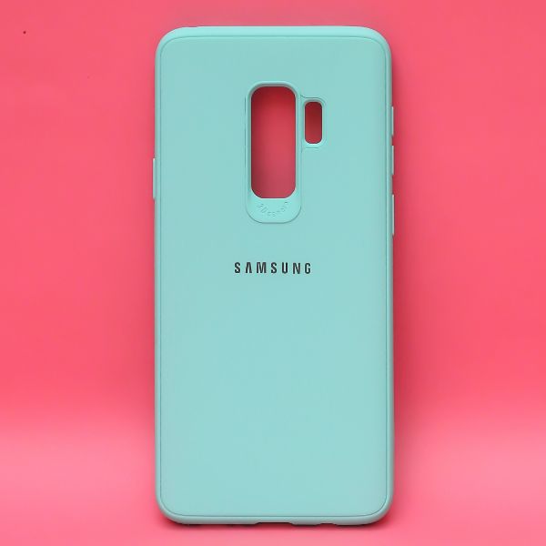 Light Blue Silicone Case for Samsung S9 Plus