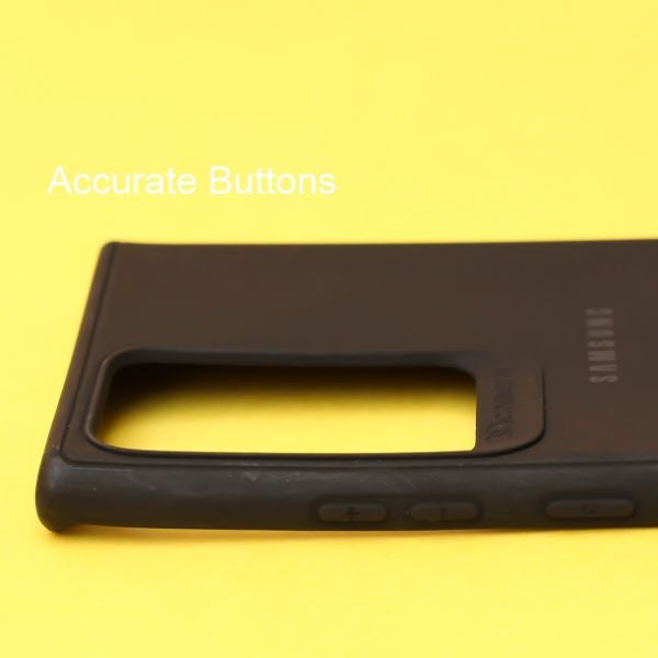 Black Silicone Case for Samsung Note 20