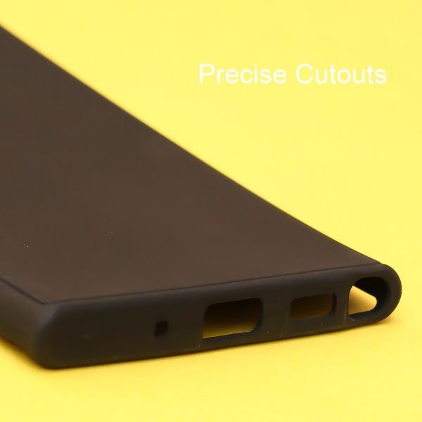 Black Silicone Case for Samsung Note 20