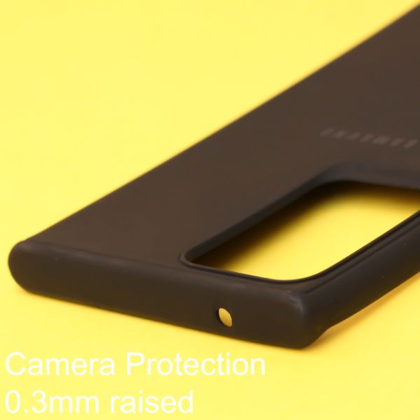 Black Silicone Case for Samsung Note 20 Ultra