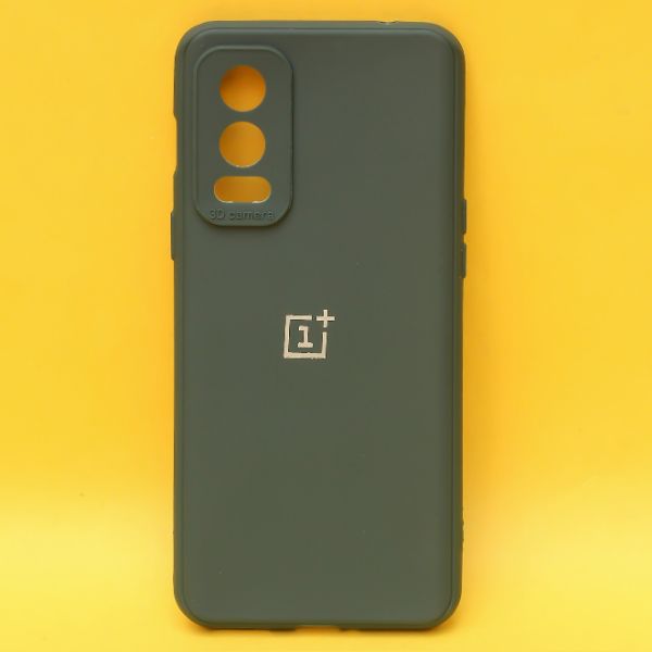 Dark Green Spazy Silicone Case for Oneplus Nord 2