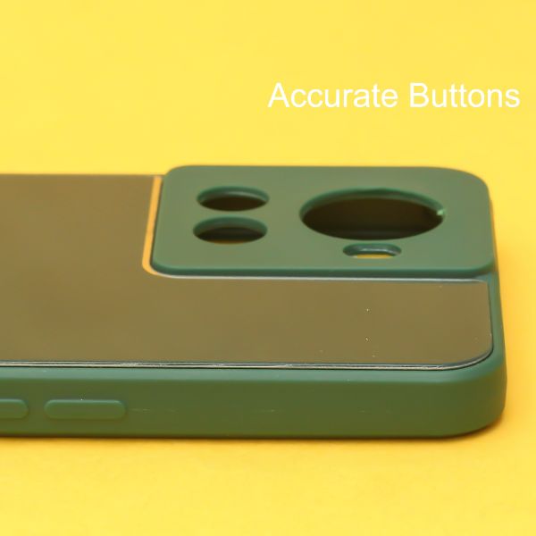 Dark green camera Safe mirror case for Oneplus 10R