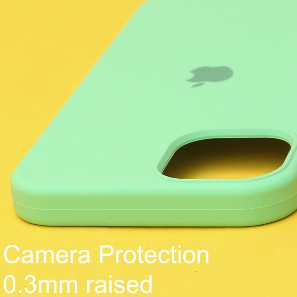 Light Green Original Silicone case for Apple iphone 12 Mini