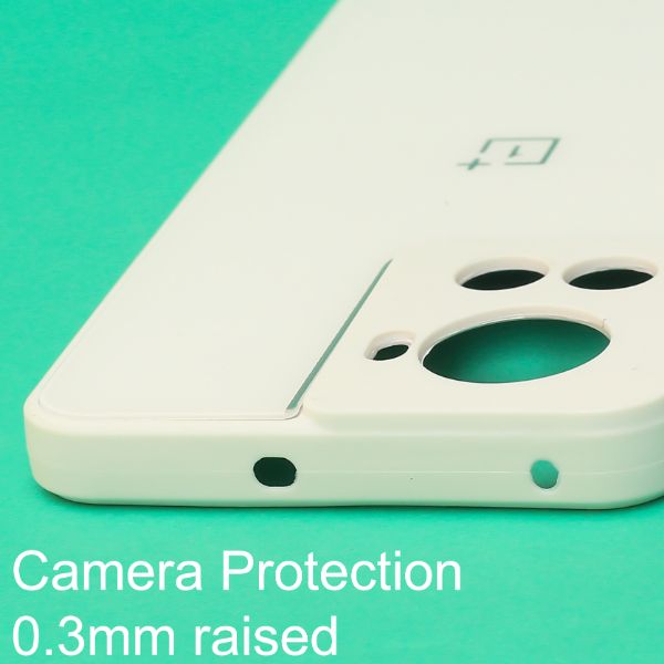 White camera Safe mirror case for Oneplus 10R