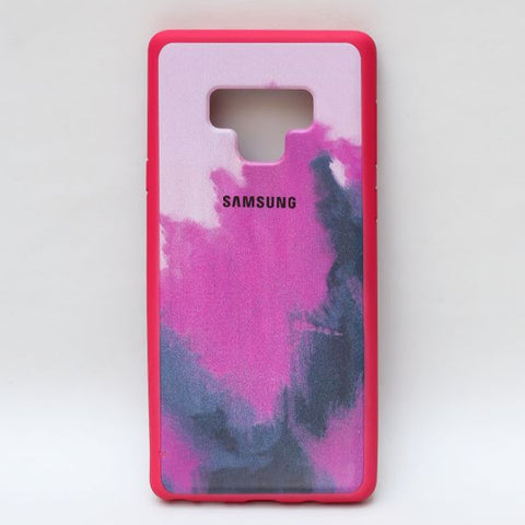 Roseate oil paint mirror case for Samsung Note 9