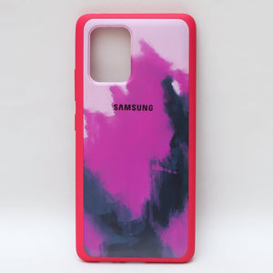 Roseate oil paint mirror case for Samsung S10 Lite