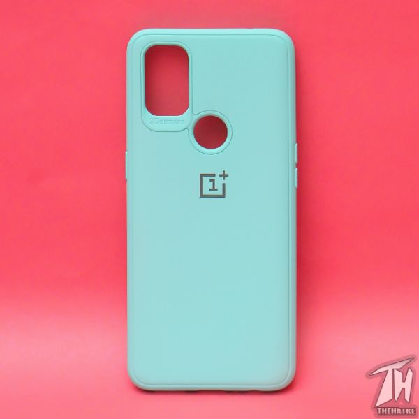 Light Blue Silicone Case for Oneplus Nord N100