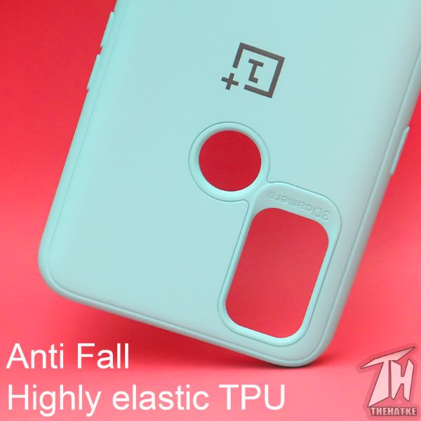 Light Blue Silicone Case for Oneplus Nord N100