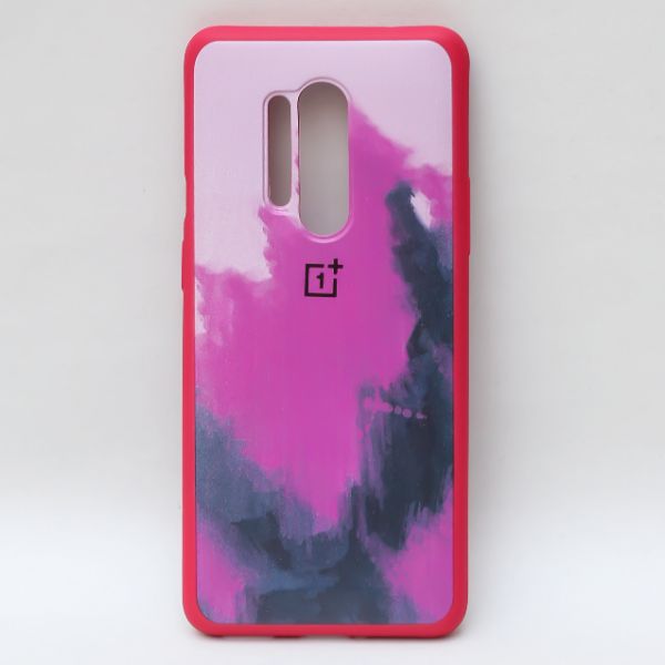 Roseate oil paint mirror case for Oneplus 8 Pro