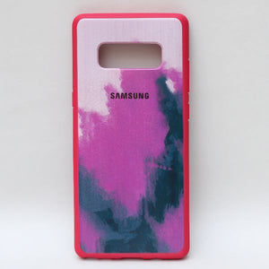 Roseate oil paint mirror case for Samsung Note 8