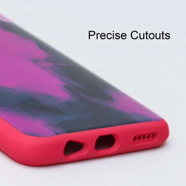 Roseate oil paint mirror case for Oneplus 6