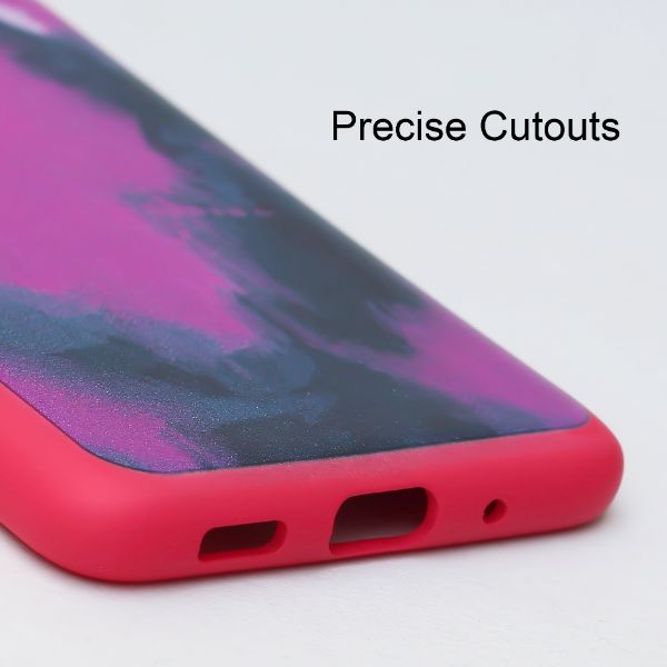 Roseate oil paint mirror case for Samsung S20