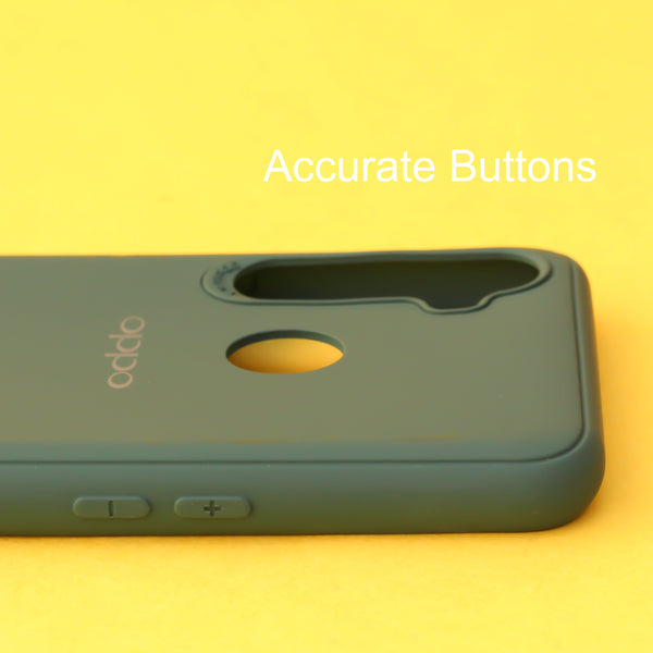 Dark Green Silicone Case for Realme Narzo 10A