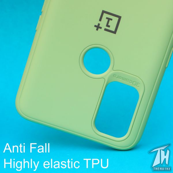 Light Green Silicone Case for Oneplus Nord N100