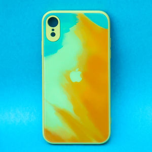 Ocean oil paint mirror case for Apple iphone XR